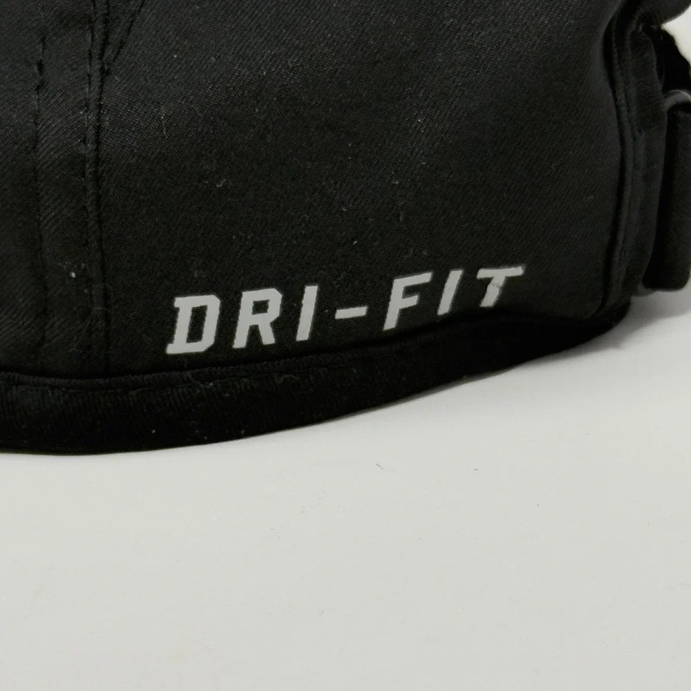 Nike Infant Size Featherlight Dri-Fit‎ Hat Cap Black Adjustable Logo
